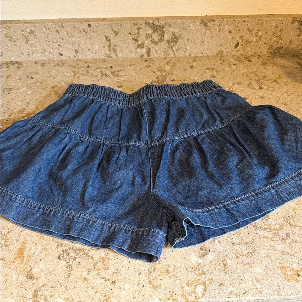Free People Blue Denim Shorts - Picture 5 of 5